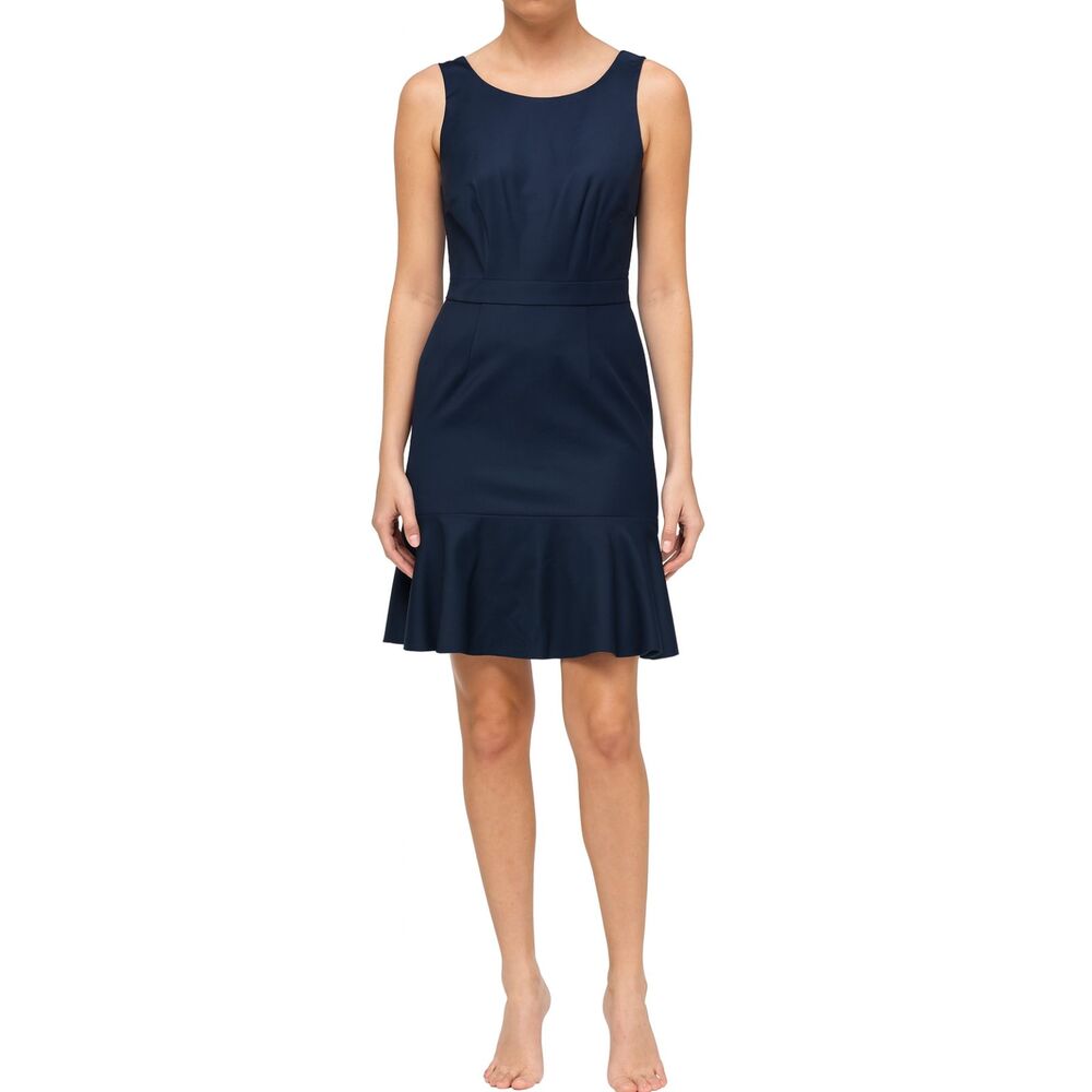 Banana Republic Navy Pencil Dress 2 Office Siren Quiet Luxury heritage
